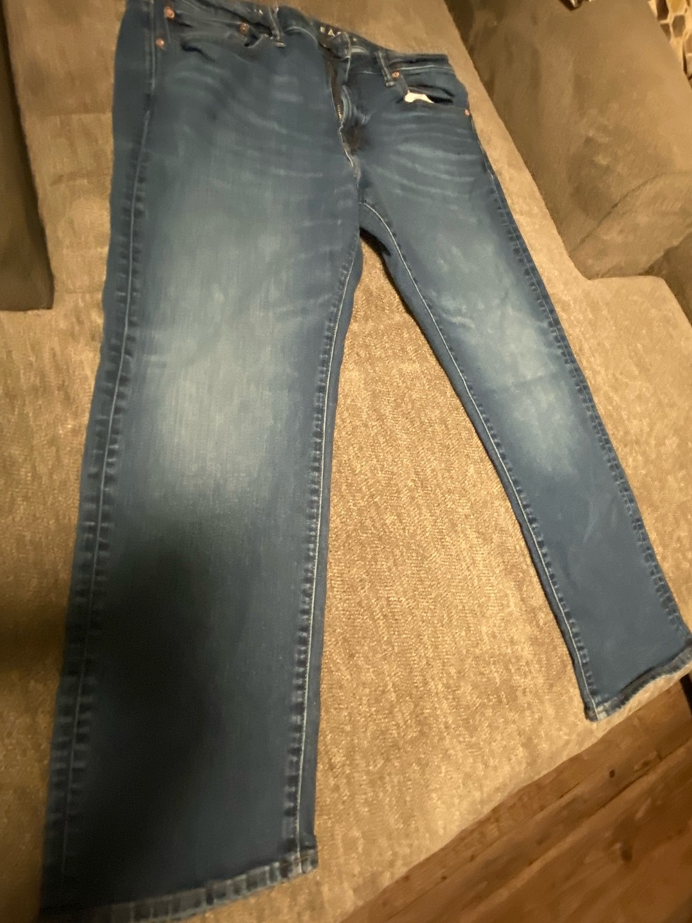 American Eagle Outfitters Men's Light Blue Bootcut Jeans